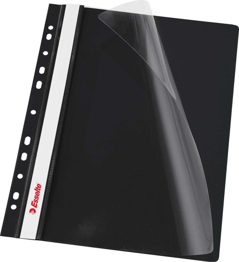 Skoroszyt wpinany A4 czarny folia Esselte (13588)