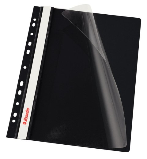 Skoroszyt wpinany A4 czarny folia Esselte (13588)