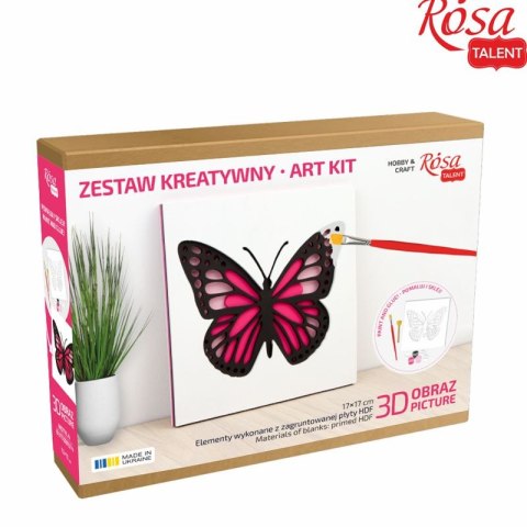 Zestaw plastyczny Motyle 3d Rosa