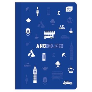 Zeszyt tematyczny Język angielski A5 60k. 70g krata Interdruk