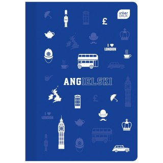 Zeszyt tematyczny Język angielski A5 60k. 70g krata Interdruk