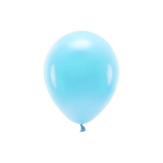 Balon gumowy Pastel Eco Balloons niebieski jasny 260mm Partydeco (ECO26P-001J)
