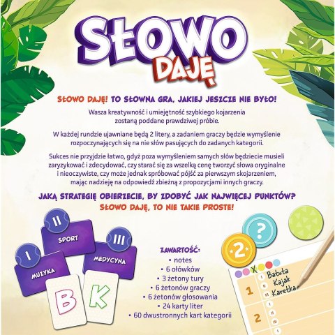 Gra strategiczna daje słowo Trefl (02707)