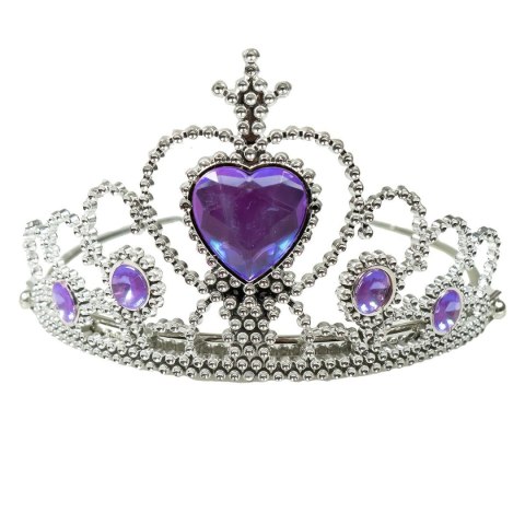 Korona Tiara z kryształkami - fioletowa Arpex (SR2738FIO)