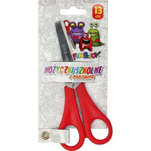 Nożyczki z podziałką 13cm Fun&Joy (FJS1002)