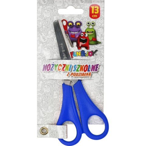Nożyczki z podziałką 13cm Fun&Joy (FJS1002)