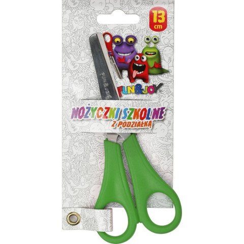 Nożyczki z podziałką 13cm Fun&Joy (FJS1002)