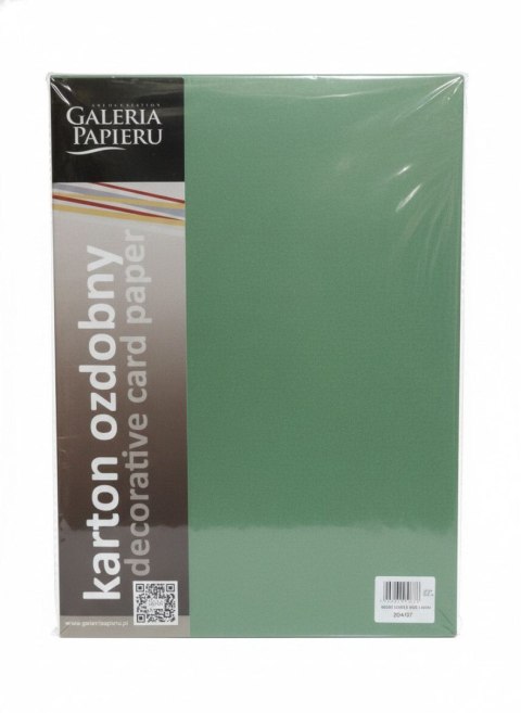 Papier ozdobny (wizytówkowy) Earth A4 Zielony 220g Galeria Papieru (204707)
