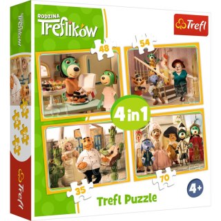 Puzzle 4w1 el. Trefl (34318)