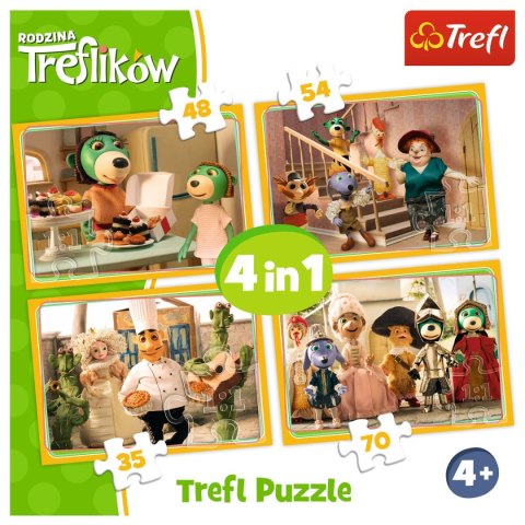 Puzzle 4w1 el. Trefl (34318)