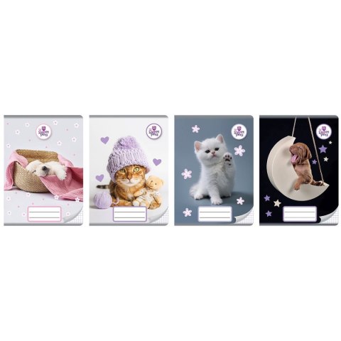 Zeszyt the sweet pets A5 32k. krata Beniamin (5993)