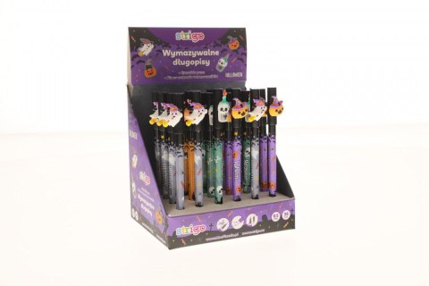 Długopis wymazywalny Halloween wymazywalny niebieski wkład niebieski 0,5mm Strigo (SSC200)
