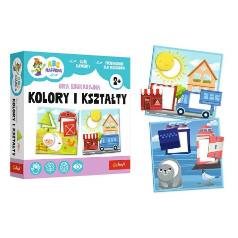 Gra edukacyjna ABC Malucha kolory i ksztaty Trefl (02904)