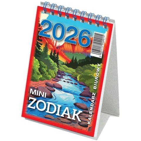 Kalendarz biurkowy MINI ZODIAK stojący 85mm x 120mm Wydawnictwo Telegraph