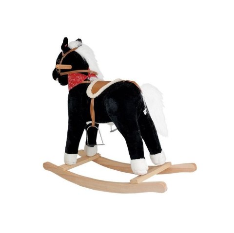 Koń na biegunach biało-czarny 74 cm Lean (2250)