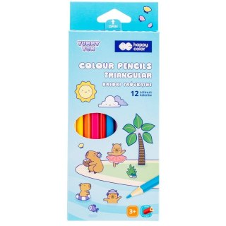 Kredki ołówkowe 12 kol. Happy Color (HA 2313 13YU K12)