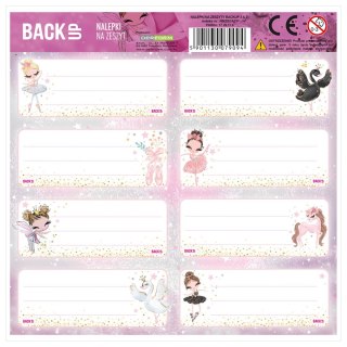 Naklejka na zeszyt BACKUP 3 [mm:] 160x160 Derform (NNZB3A21)