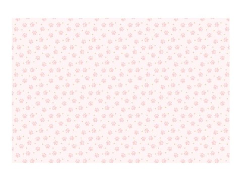 Obrus łapki papier [mm:] 1200x1800 Partydeco (OBP2)