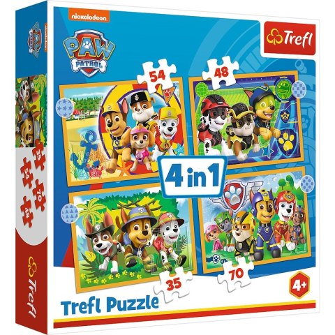Puzzle 4w1 el. Trefl (34395)