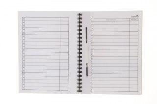 Teczka do akt osobowych ABCDE A4 czarny papier Warta (339-095)