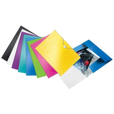 Teczka plastikowa na gumkę Wow A4 turkusowy Leitz (45990051)