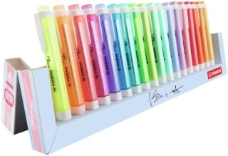 Zakreślacz Swing Cool 18 kolorów wkład mix 2,0-5,0mm Stabilo