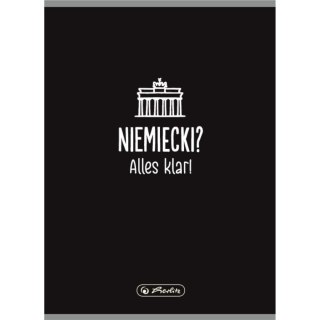 Zeszyt Jęz. Niemiecki 9577396 A5 60k. krata Herlitz (400197994)