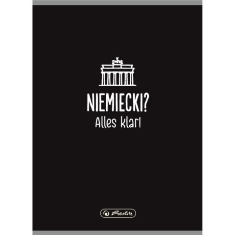 Zeszyt Jęz. Niemiecki 9577396 A5 60k. krata Herlitz (400197994)