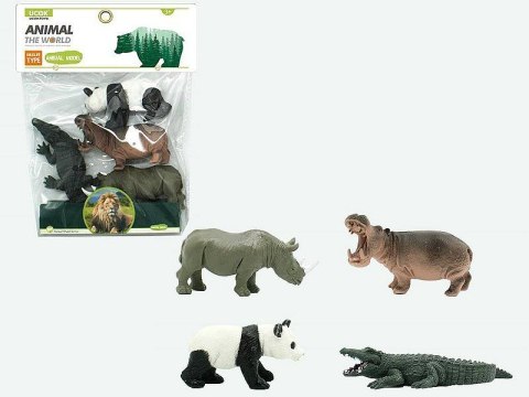 Figurka zestaw dzikich zwierząt, 4szt Adar (585881)