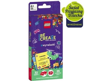 Książeczka edukacyjna LEGO® Recreate. Karty Wyzwań. Wynalazki Ameet (ACP 6608)