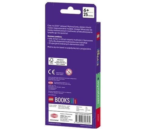Książeczka edukacyjna LEGO® Recreate. Karty Wyzwań. Wynalazki Ameet (ACP 6608)