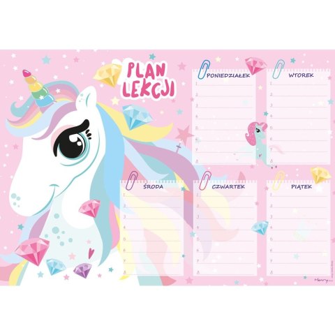 Plan lekcji JEDNOROŻEC Henry (5907465668842)