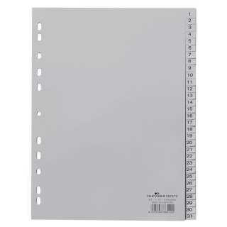 Przekładka numeryczna A4 szara Durable (652310)