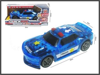 Samochód policyjny z napędem światłem i dźwiękiem Hipo (H13109)