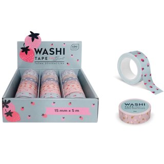 Taśma ozdobna taśma samoprzylepna CUTE GIRL 15x5 [mm x m] mix Interdruk (5902277303837)