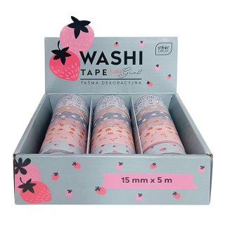 Taśma ozdobna taśma samoprzylepna CUTE GIRL 15x5 [mm x m] mix Interdruk (5902277303837)