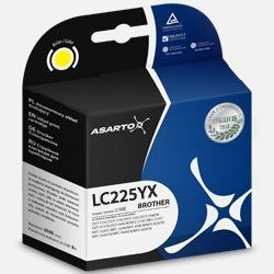 Tusz (cartridge) alternatywny BROTHER LC225XLY yellow Asarto (AS-B225YXN)