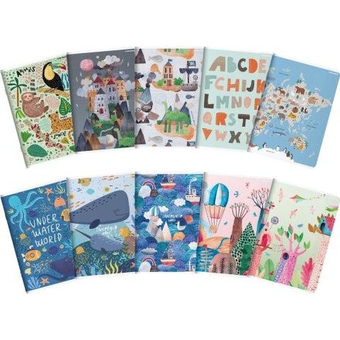 Zeszyt megamix A5 16k. 70g gładka Top 2000 (400158379)