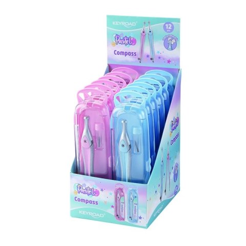 Cyrkiel plastikowy pastelowy Keyroad (KR972419)