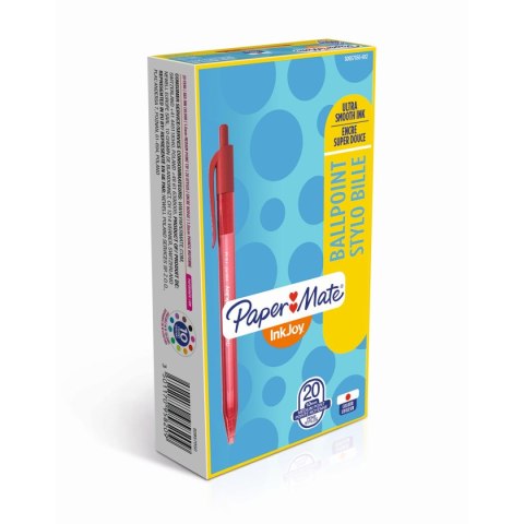 Długopis INKJOY czerwony wkład czerwony 1,0mm Paper Mate (S0957050)