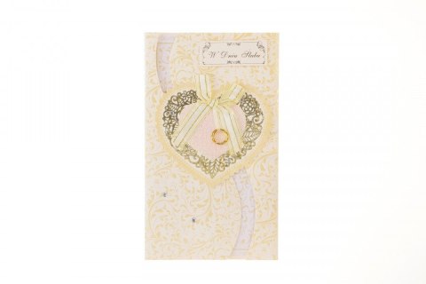 Kartka składana ślubny [mm:] 172x290 Avanti