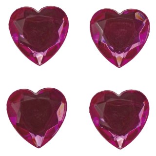 Kryształki Craft-Fun Series serca fuksja Titanum (24sl03138)