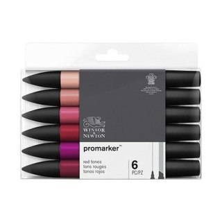 Marker specjalistyczny Zestaw 6szt red tones Winsor (0290159)