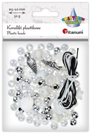 Perełki Craft-Fun Series zestaw do zrobienia biżuterii Titanum (BR230008-silver)