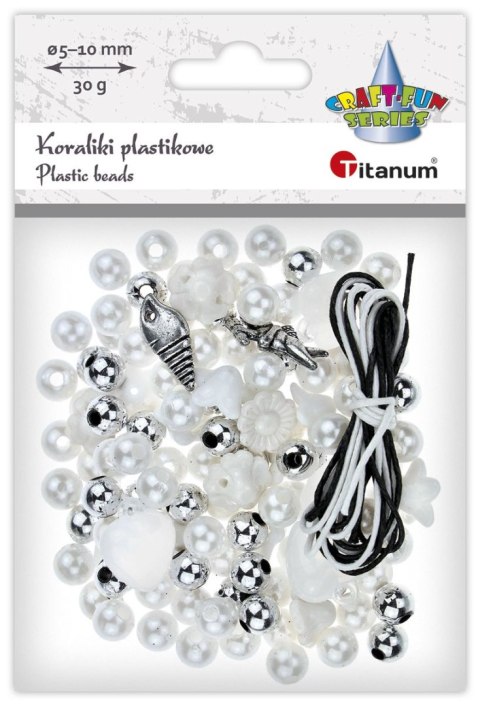Perełki Craft-Fun Series zestaw do zrobienia biżuterii Titanum (BR230008-silver)