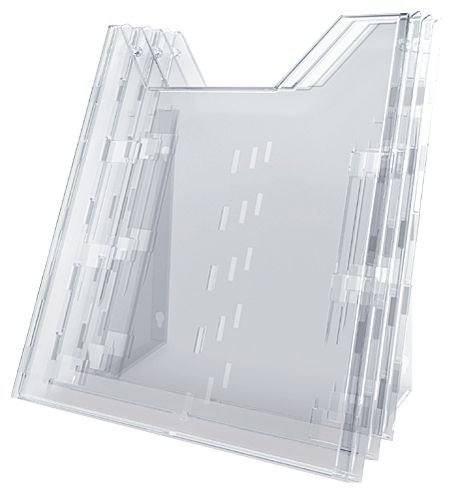 Pojemnik na dokumenty pionowy Combiboxx A4 bezbarwny plastik Durable