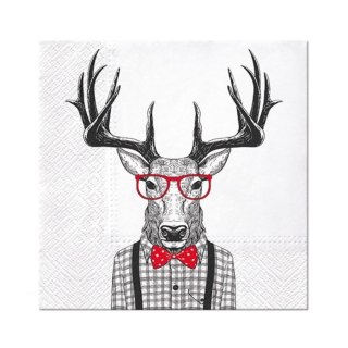 Serwetki Lunch Oh Deer mix bibuła [mm:] 330x330 Paw (SDL133600)