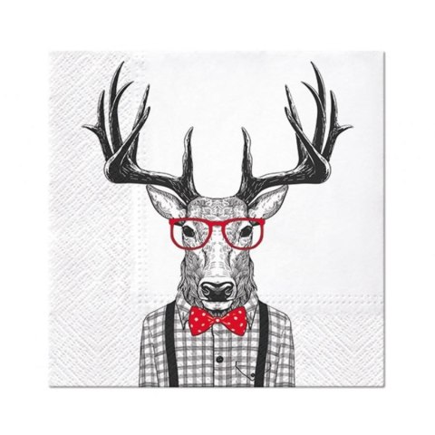 Serwetki Lunch Oh Deer mix bibuła [mm:] 330x330 Paw (SDL133600)