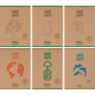 Zeszyt Eco Line A5 80k. 70g krata Herlitz (9577735)