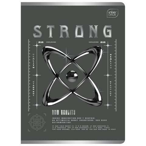 Zeszyt METALIC A5 60k. 70g krata Interdruk